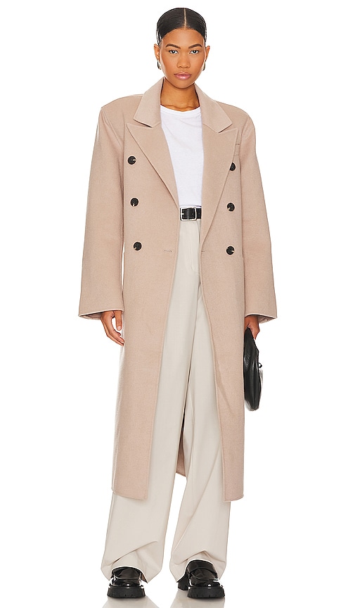 L Academie x Marianna Paloma Coat in Beige REVOLVE