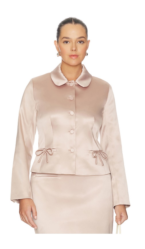 L'academie By Marianna Yuli Jacket In Neutral