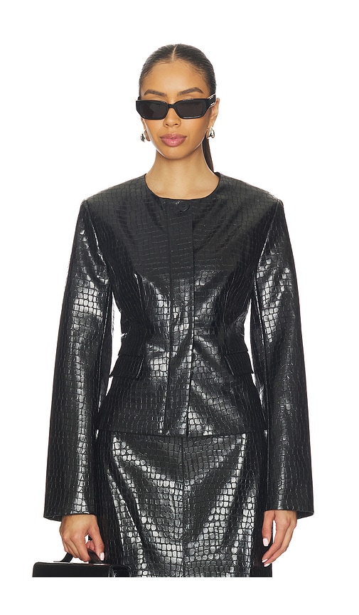 L'academie By Marianna Alisson Jacket In Black