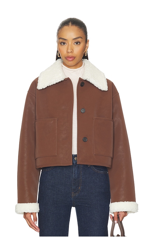 L'academie By Marianna Ayla Jacket In Brown