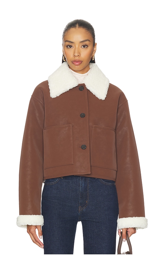 L'academie By Marianna Ayla Jacket In Brown