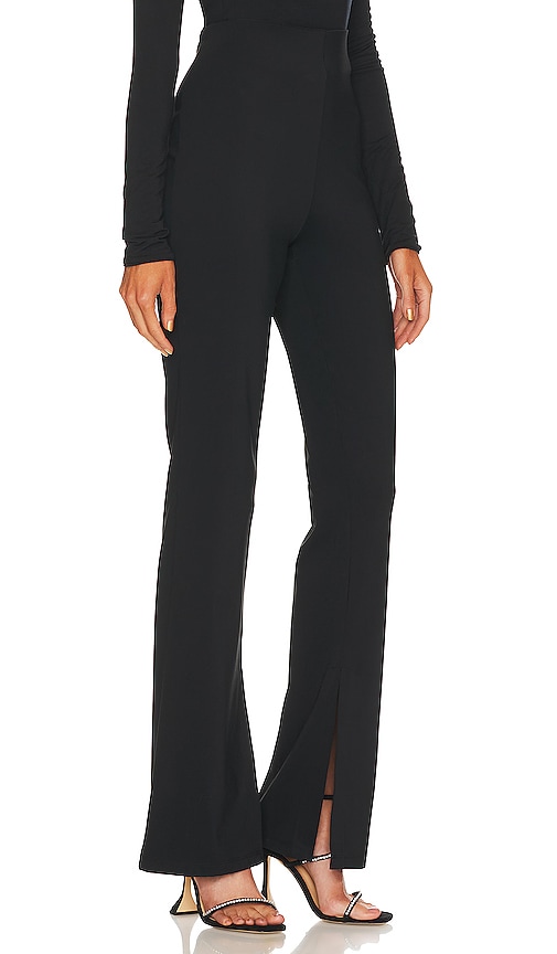 Shop L'academie X Marianna Hewitt Anouka Knit Slim Pant In Black