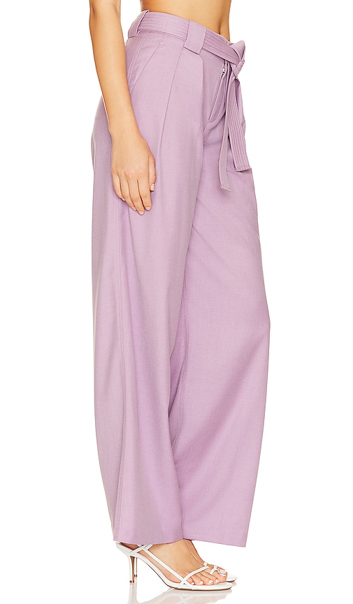 Shop L'academie Rylee Pant In Light Purple