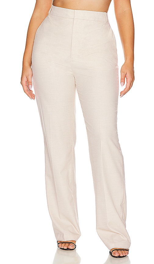 Shop L'academie By Marianna Hendry Trouser In 米色