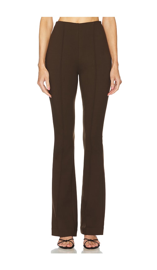 Shop L'academie By Marianna Benigna Trouser In Brown