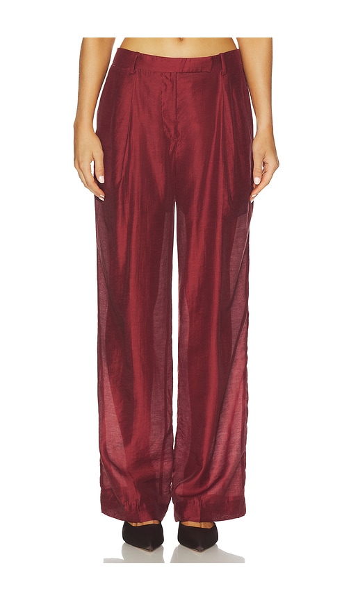 L'academie By Marianna Liya Pant In Burgundy