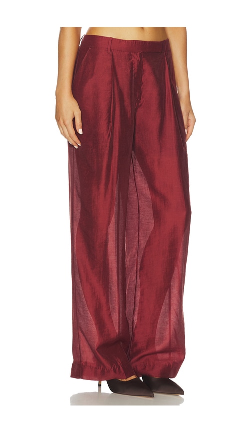 L'academie By Marianna Liya Pant In Burgundy