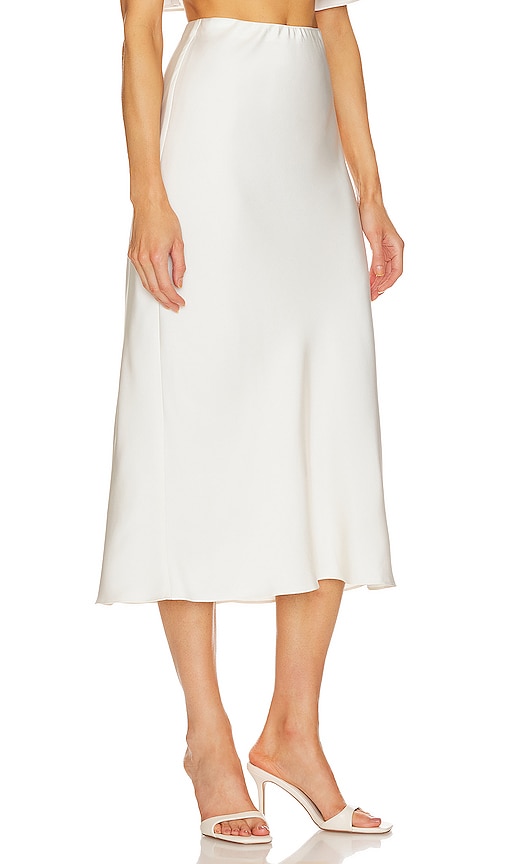 Shop L'academie Tabitha Skirt In White