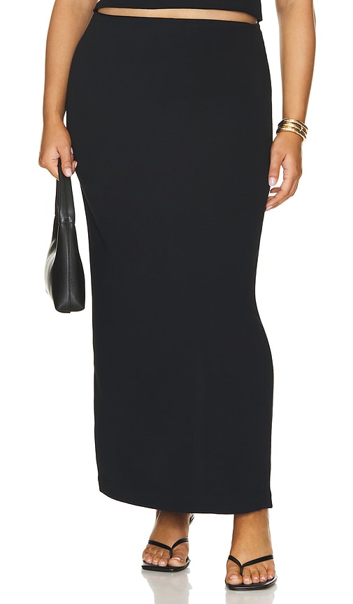 Shop L'academie By Marianna Evonne Midi Skirt In Black