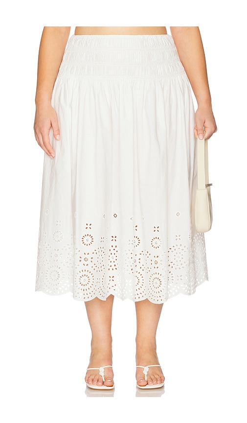 L'academie By Marianna Lya Midi Skirt In White