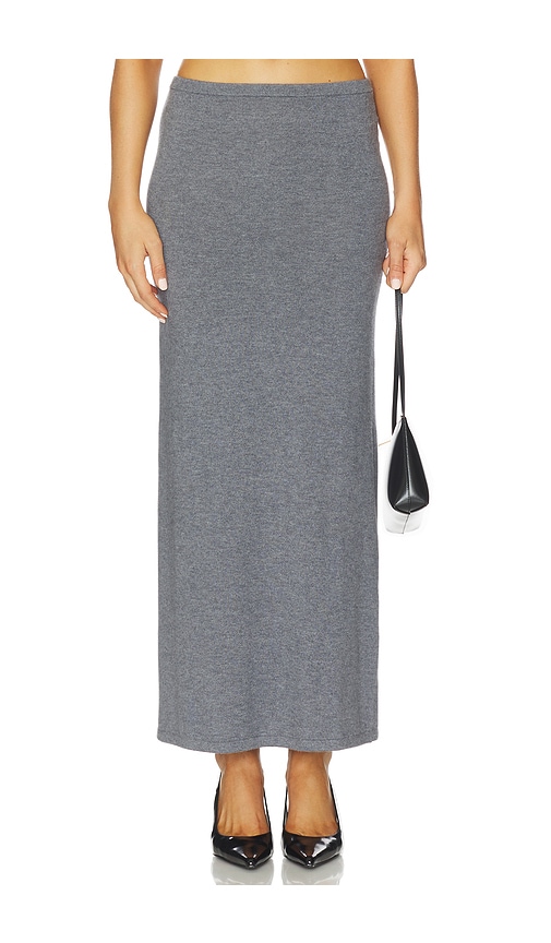 L'academie By Marianna Torrey Maxi Skirt In Gray