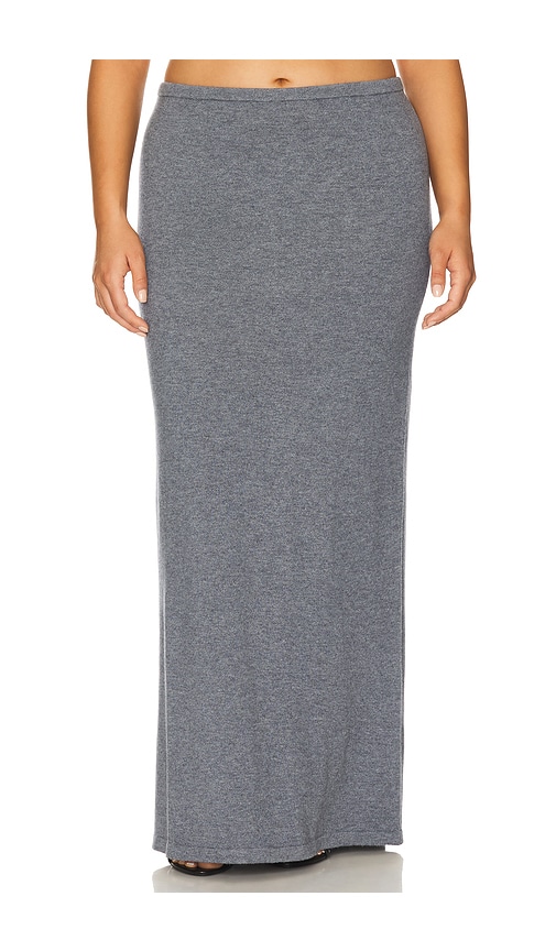 L'academie By Marianna Torrey Maxi Skirt In Gray