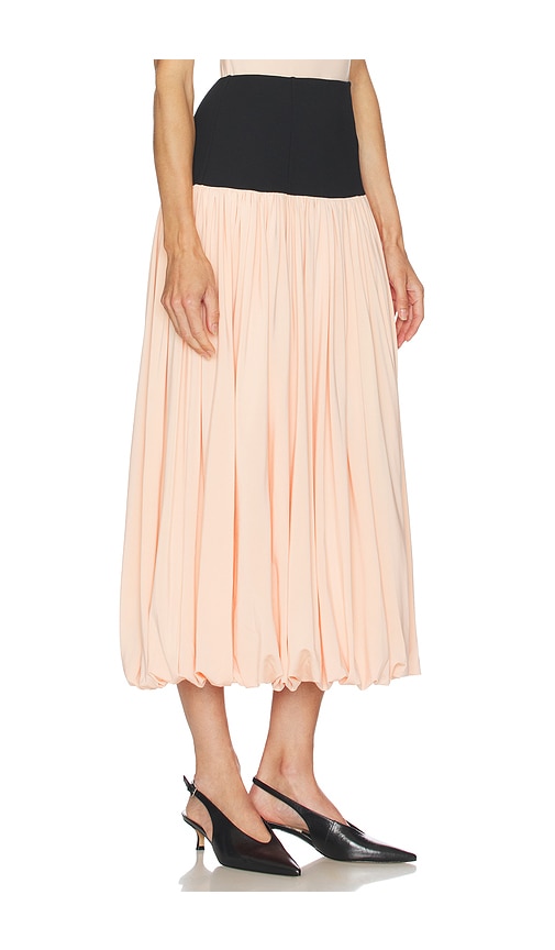 L'academie By Marianna Reba Midi Skirt In Orange