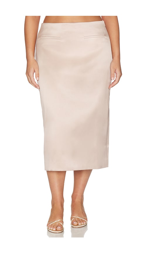 L'academie By Marianna Yuli Midi Skirt In Animal Print