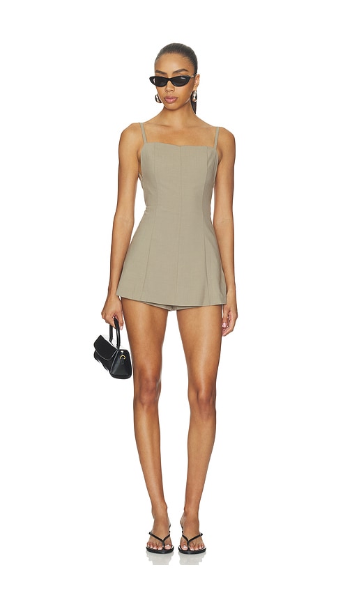 L'academie Nicoly Romper In Green