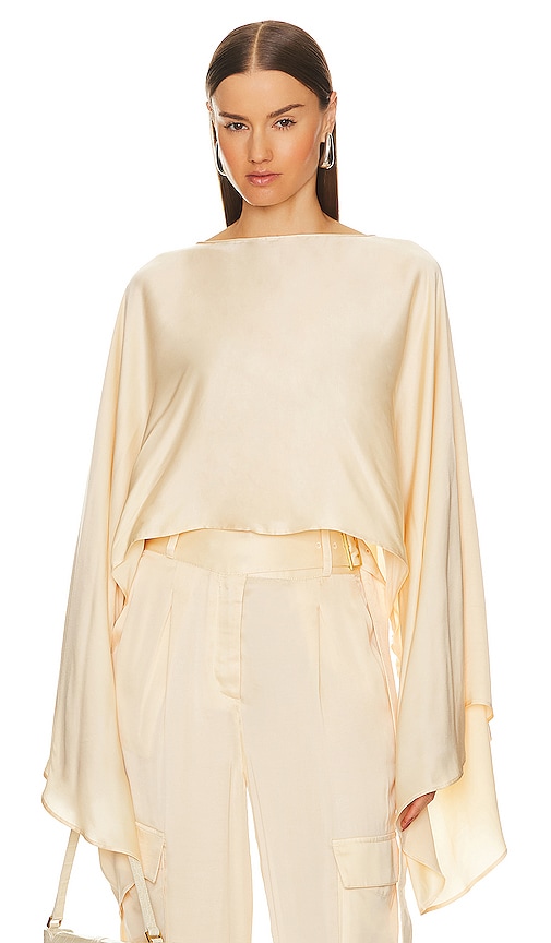 L'Academie Frederika Cape Top in Nude