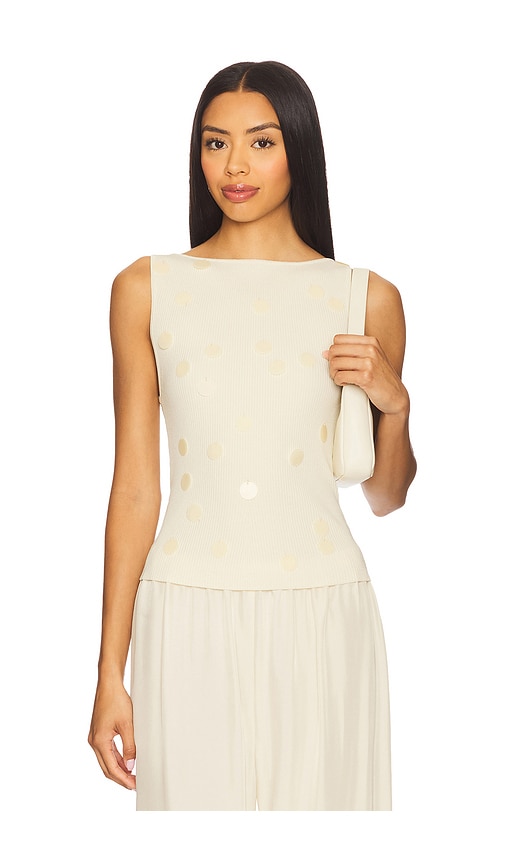 By Marianna Juliene Matte Paillette Top in . Size L. Also in M, S, XS - L'Academie - Modalova