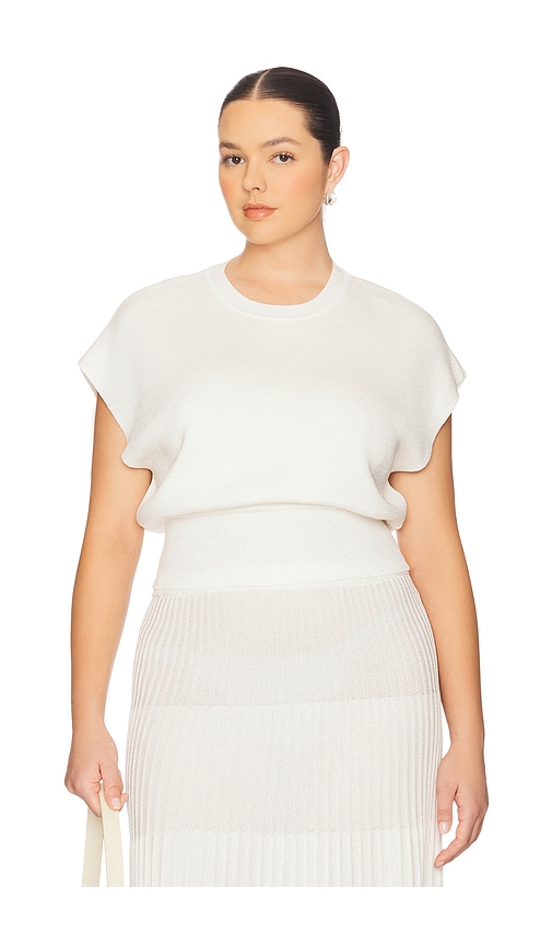 L'academie By Marianna Cheryl Breezy Top In White
