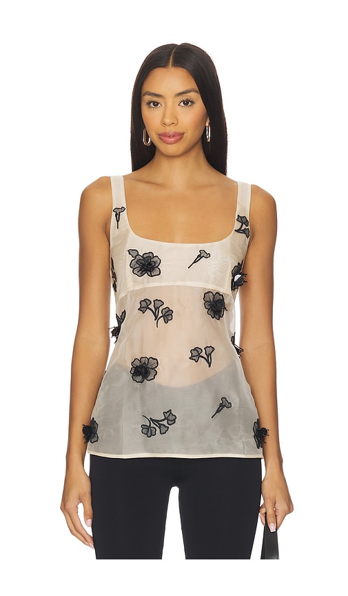 L'academie By Marianna Minah Top In White
