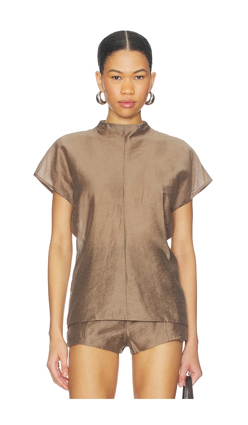 L'Academie Harmi Top in Brown