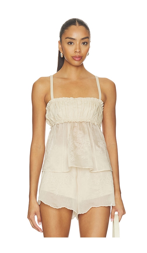 LAcademie Gaia Top en Beige Taille XS Also en XL 174 €