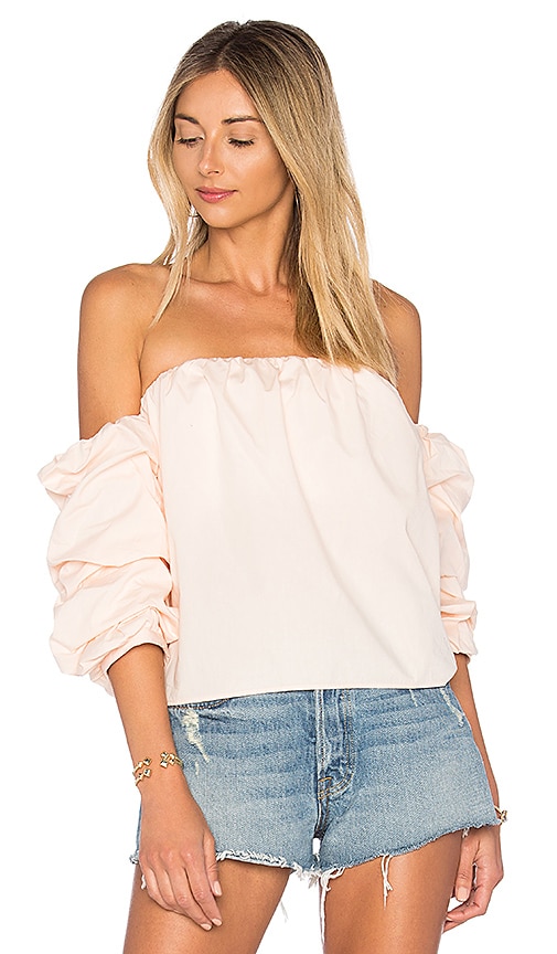 x REVOLVE The Puff Sleeve Blouse