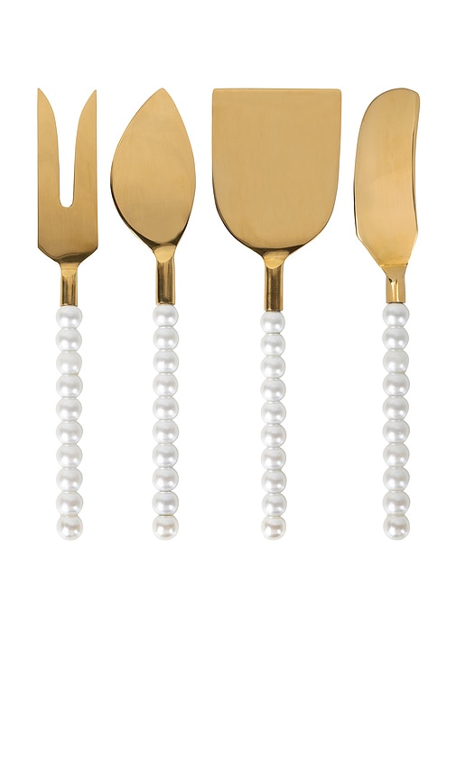 Lepel Club Set Of 4 Cheese Knife