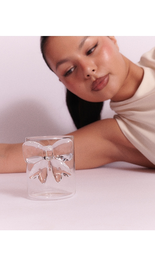 Lepel Club Clear Bow Tumbler In Neutral