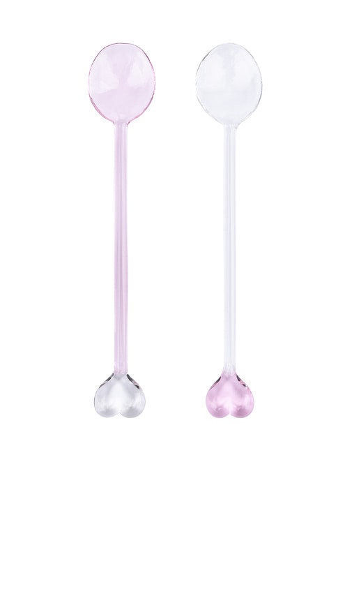 Lepel Club Set Of Heart Shaped Spoons