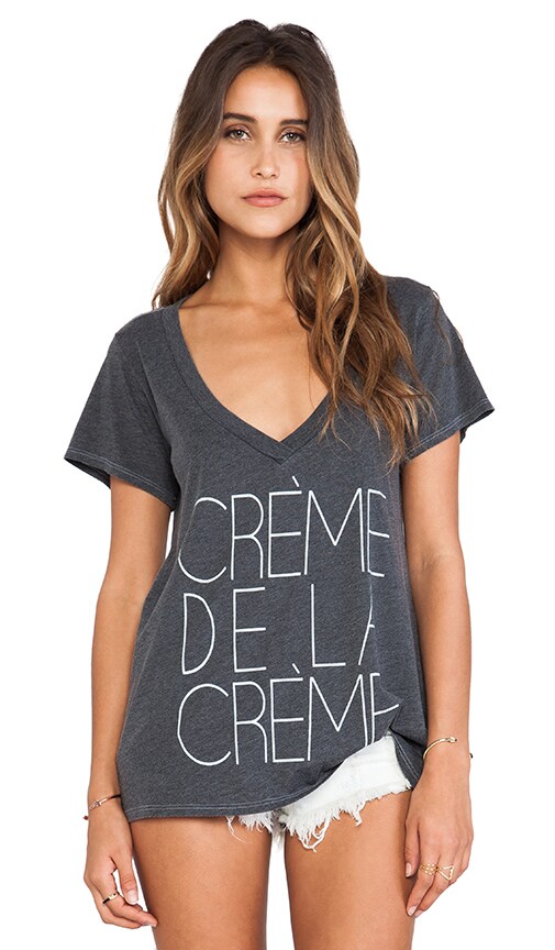 Local Celebrity Creme De La Creme Jovi Tee in Black | REVOLVE