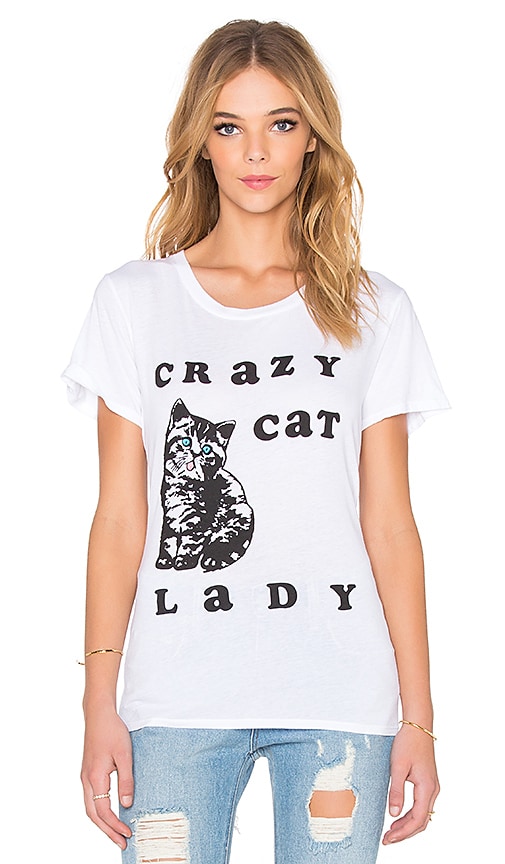 Crazy Cat Lady Schiffer Tee