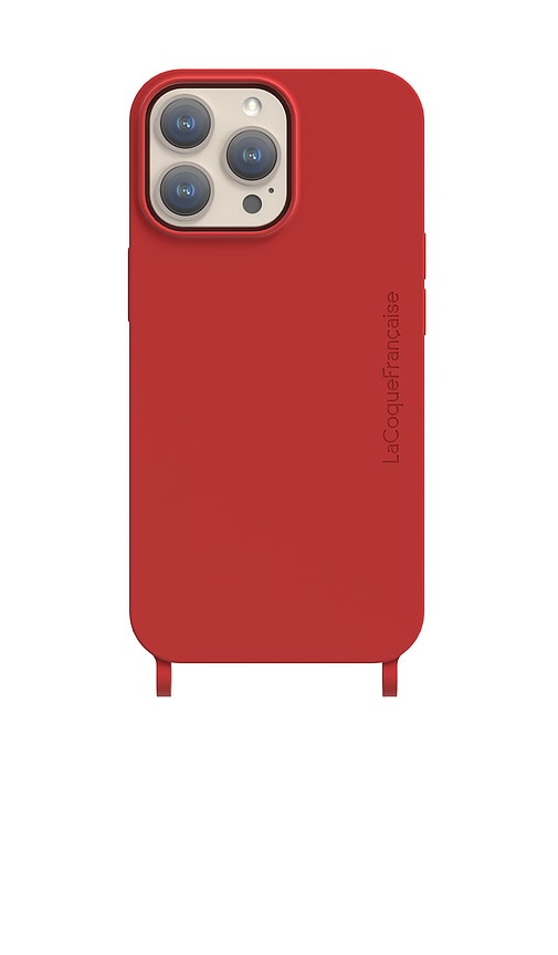 La Coque Francaise Soft Touch Rings Iphone 16 Pro Max Case In Burgundy