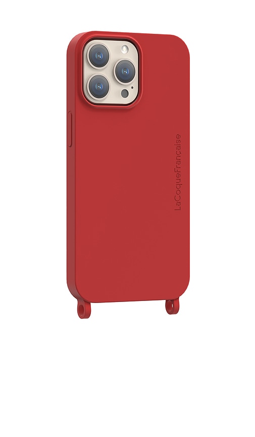 La Coque Francaise Soft Touch Rings Iphone 16 Pro Max Case In Burgundy