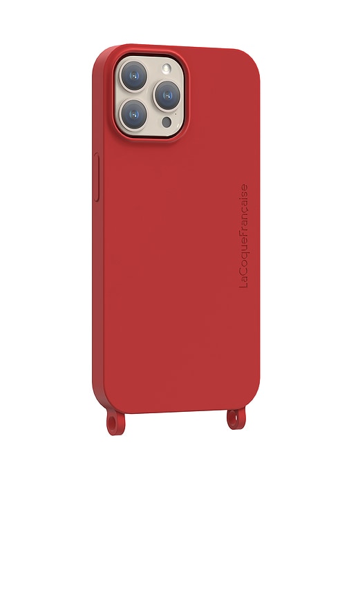La Coque Francaise Soft Touch Rings Iphone15 Pro Max Case In Burgundy