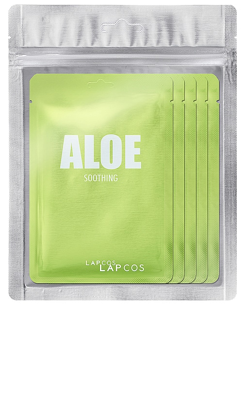 Product image of LAPCOS Aloe Daily Skin Mask 5 Pack. Click to view full details