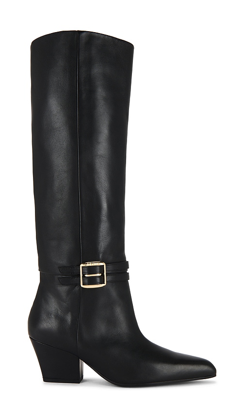 Lola Cruz Knee High Boot In Black