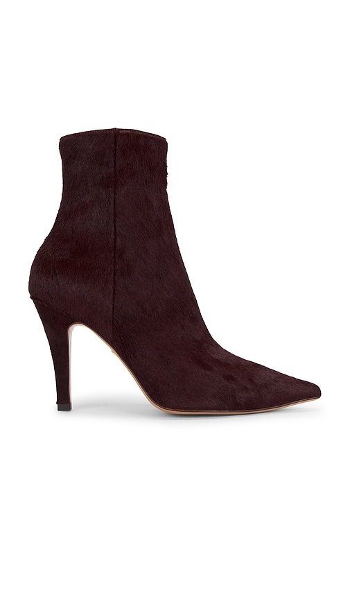 Lola Cruz Pony Hair Ankle Bootie