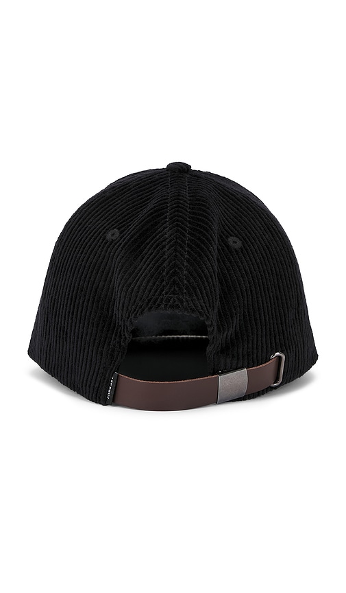 Les Deux Ivy League Corduroy Cap In Black