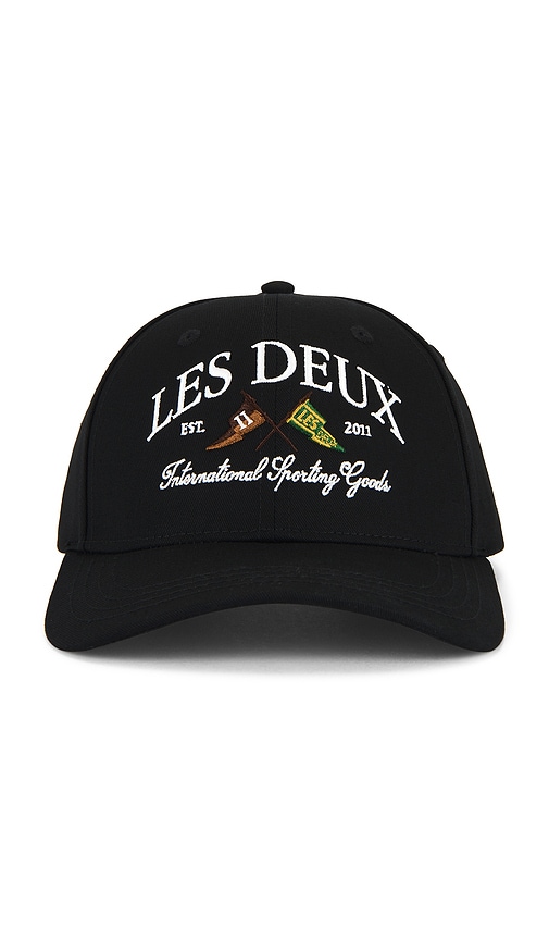Ivy League Organic Baseball Cap in Black.