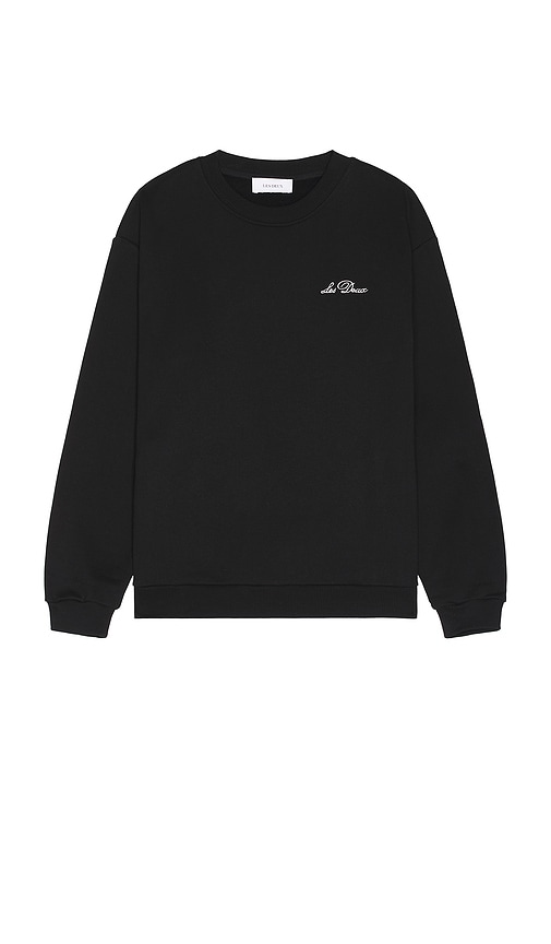 Shop Les Deux Crew Sweatshirt In Black