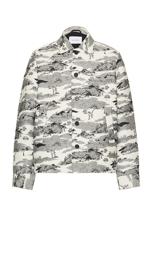 Jaiden Ruins Jacquard Overshirt in . - size L (also in M, S) - Les Deux - Modalova