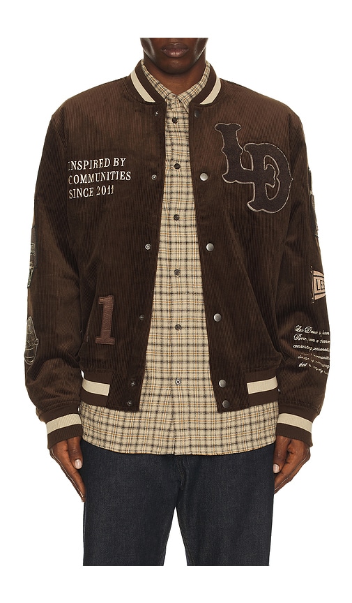 Les Deux Corduroy Varsity Jacket