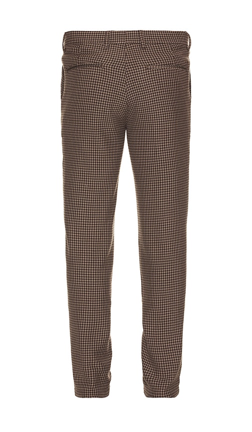 Shop Les Deux Como Reg Houndstooth Suit Pant In Brown