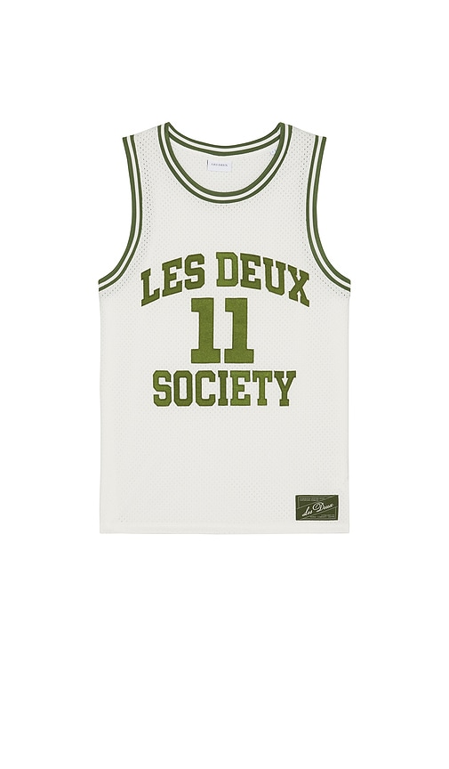 Silas Mesh Tank Top in White. - size L (also in M, S, XL/1X) - Les Deux - Modalova