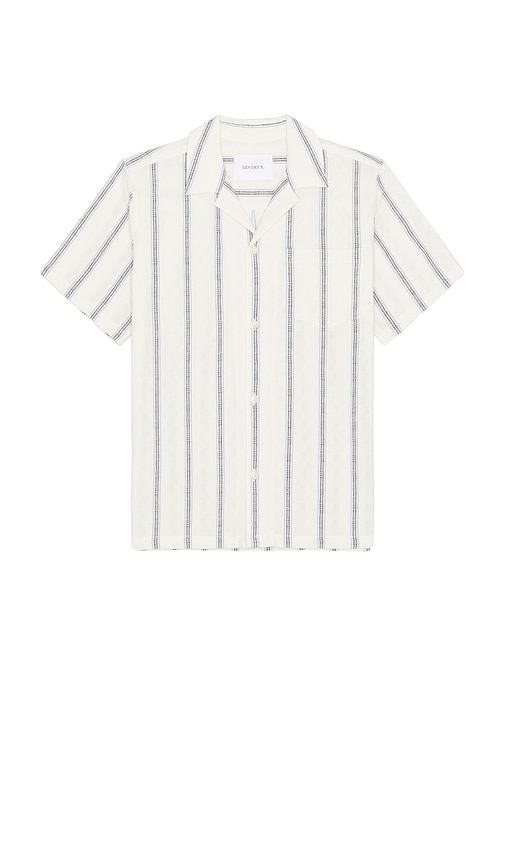 Lukas Check Dobby Shirt in White. - size L (also in M, S, XL/1X) - Les Deux - Modalova
