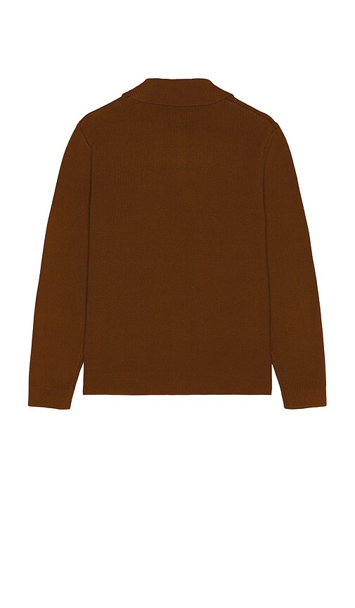 Les Deux Fischer Cotton Milano Overshirt In Brown