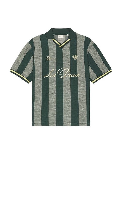 Les Deux Stripe Jacquard Football Jersey | Thumbnail 4 Les Deux Stripe Jacquard Football Jersey | Thumbnail 4