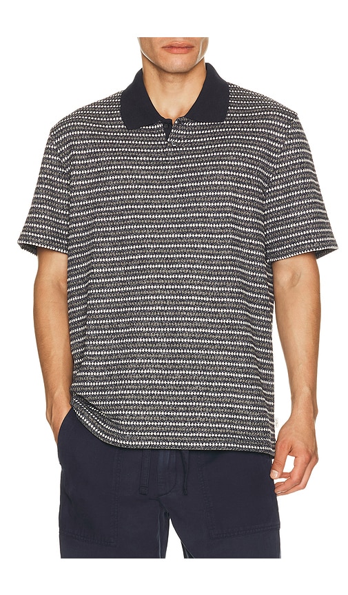 Les Deux Knitted Stripe Polo