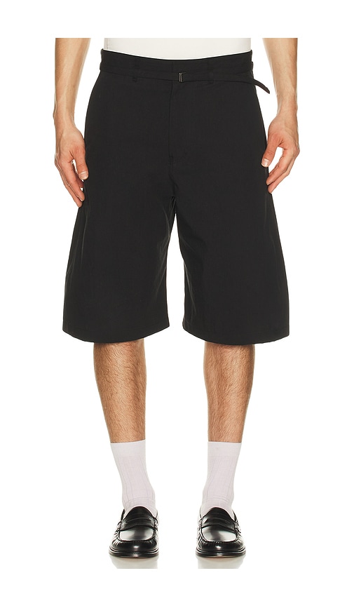 Le17Septembre Belted Curved Shorts