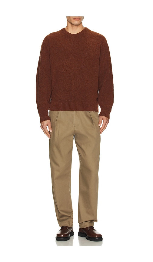  Le17septembre Pullover & Sweatshirts Reverse Seam In Brick. Größe 46. Also In 52. 